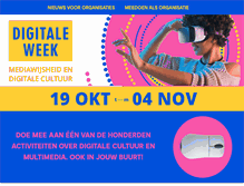 Tablet Screenshot of digitaleweek.be